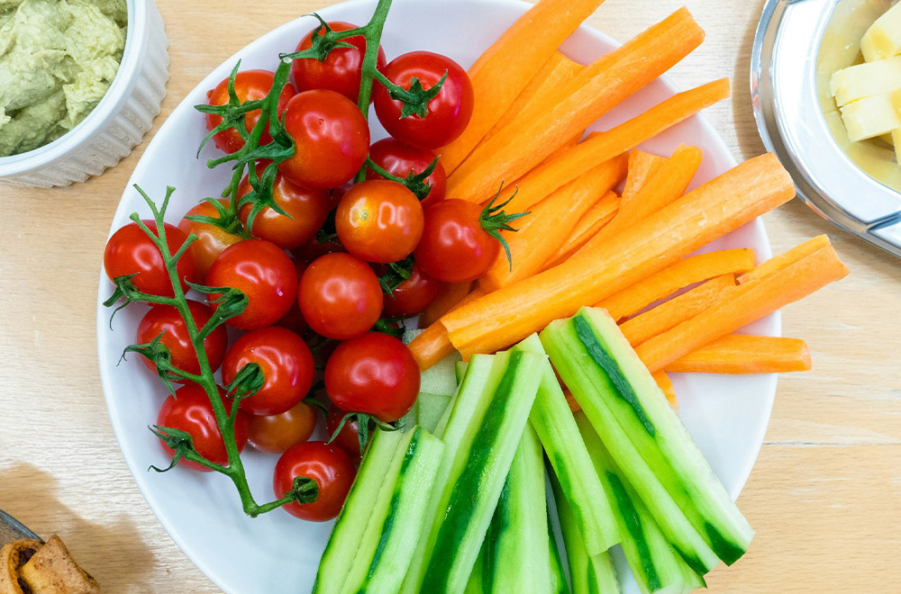 Salades & légumes crus prêts à l'emploi